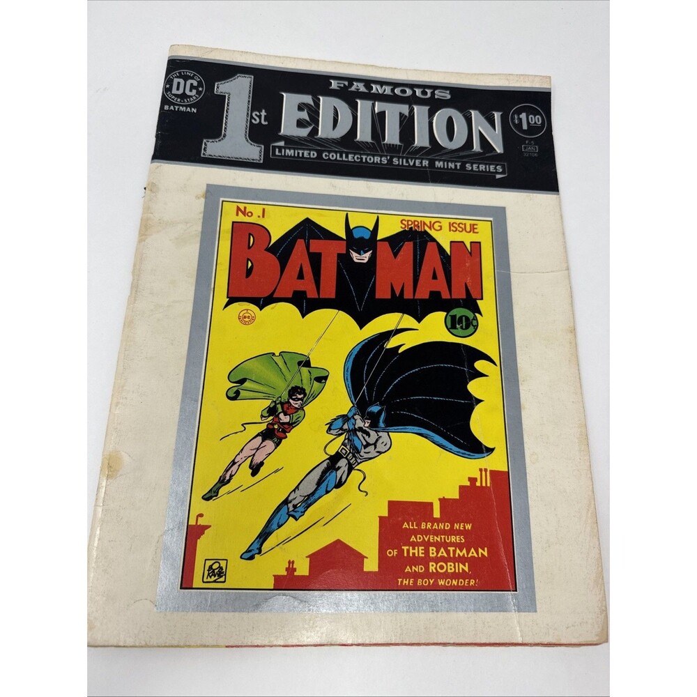 Batman #1 Famous 1st Edition Limited Collectors' Silver Mint Series comic